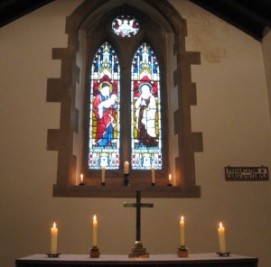 St Peter's side chapel window